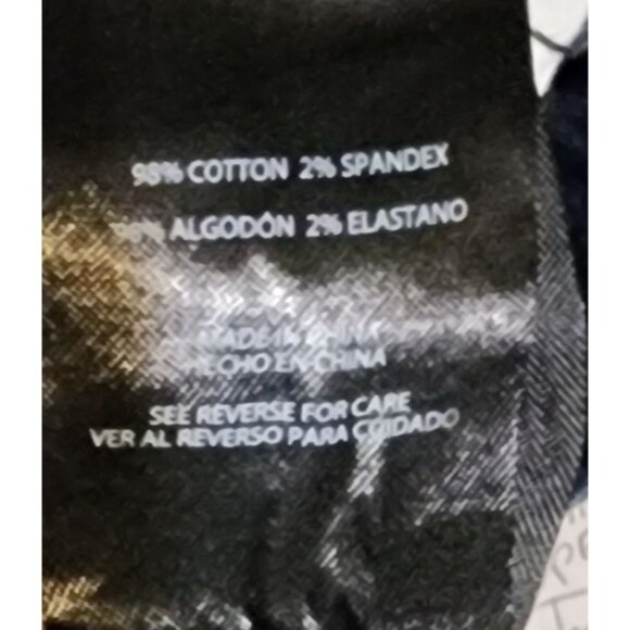 Express Womens Dark Wash Jeans Size 16 Mid-Rise Straight Leg Stretch Denim - Picture 4 of 7